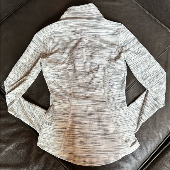 Lululemon Define Jacket - Space Dye Camo White Silver Spoon - Picture 5 of 12